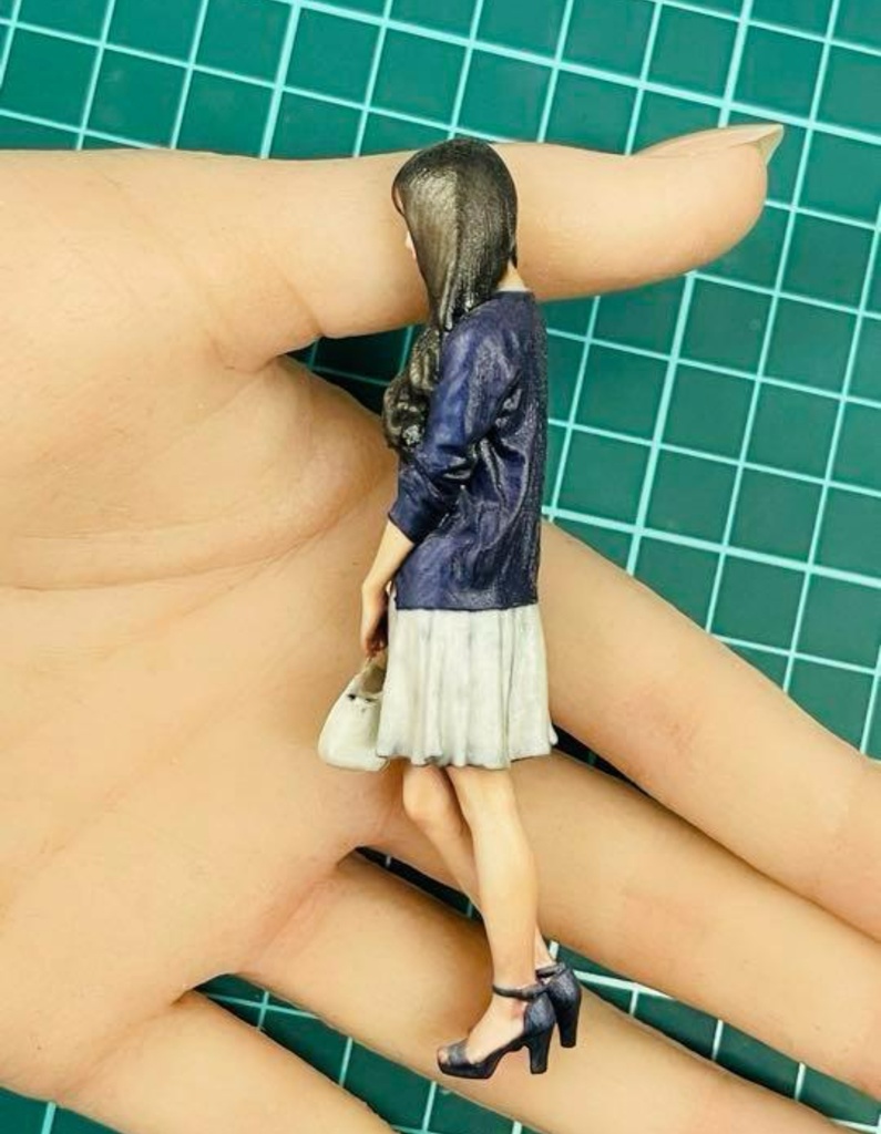 1/18 71-1 フィギュア リアルフィギュア 完成品 塗装済完成品 3Dフィギュア ミニカー撮影 ジオラマに 3D人物 人物3D