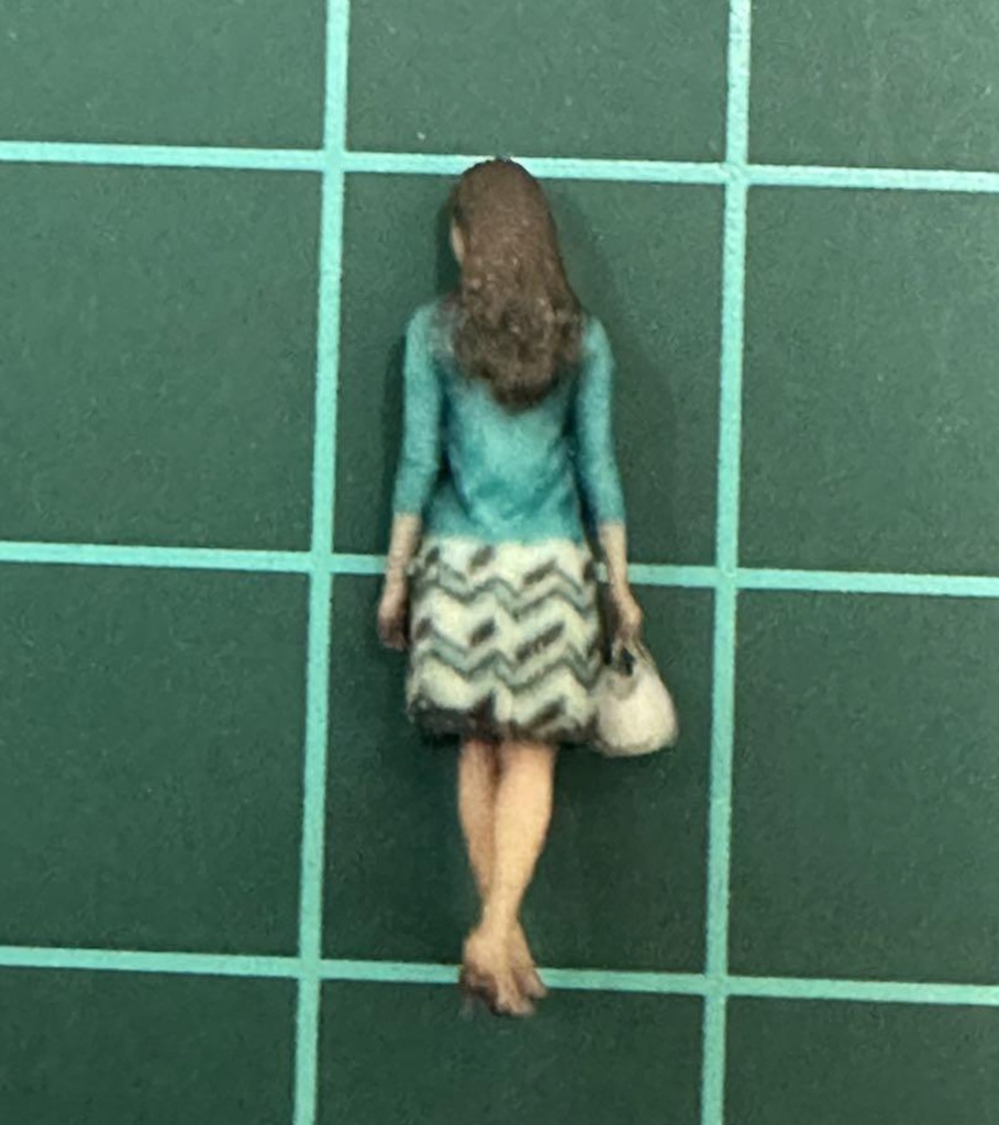 HOゲージ 1/80 57-1 フィギュア リアルフィギュア 完成品 塗装済完成品 鉄道模型 ジオラマに レイアウトに フルカラー3Dプリンター 3D人物 人物3D