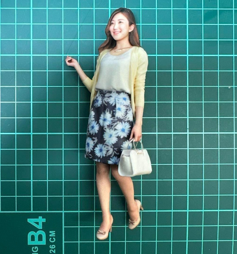 1/12 53-1 フィギュア リアルフィギュア 完成品 塗装済完成品 ミニチュアイメージ 3Dフィギュア ミニカーに ジオラマに ドールハウスに 3D人物 人物3D