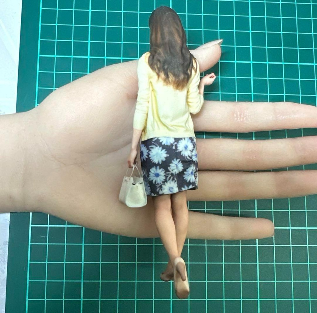 1/12 53-1 フィギュア リアルフィギュア 完成品 塗装済完成品 ミニチュアイメージ 3Dフィギュア ミニカーに ジオラマに ドールハウスに 3D人物 人物3D