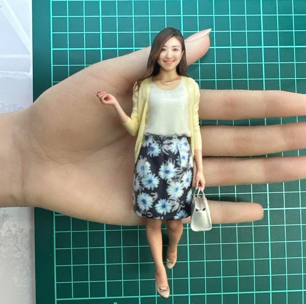 1/12 53-1 フィギュア リアルフィギュア 完成品 塗装済完成品 ミニチュアイメージ 3Dフィギュア ミニカーに ジオラマに ドールハウスに 3D人物 人物3D