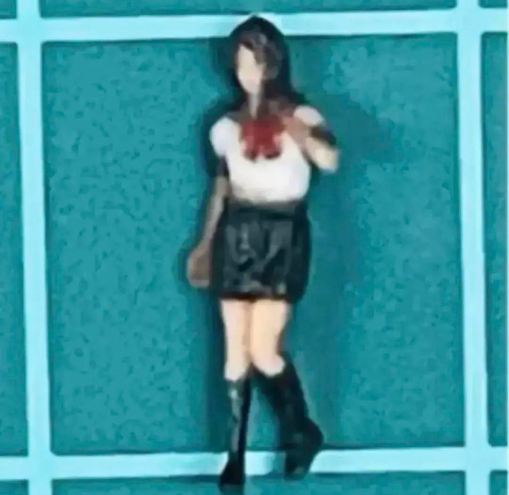 Nゲージ 1/150 JK3 女子高生 フィギュア リアルフィギュア 完成品 塗装済完成品 ミニチュアイメージ 3Dフィギュア 鉄道模型 ジオラマに レイアウトに 3D人物 人物3D