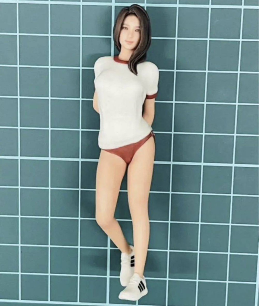 1/18 JK6 女子高生 フィギュア リアルフィギュア 完成品 塗装済完成品 ミニチュアイメージ 3Dフィギュア ミニカーに ジオラマに 3D人物 人物3D フルカラー3Dプリンター