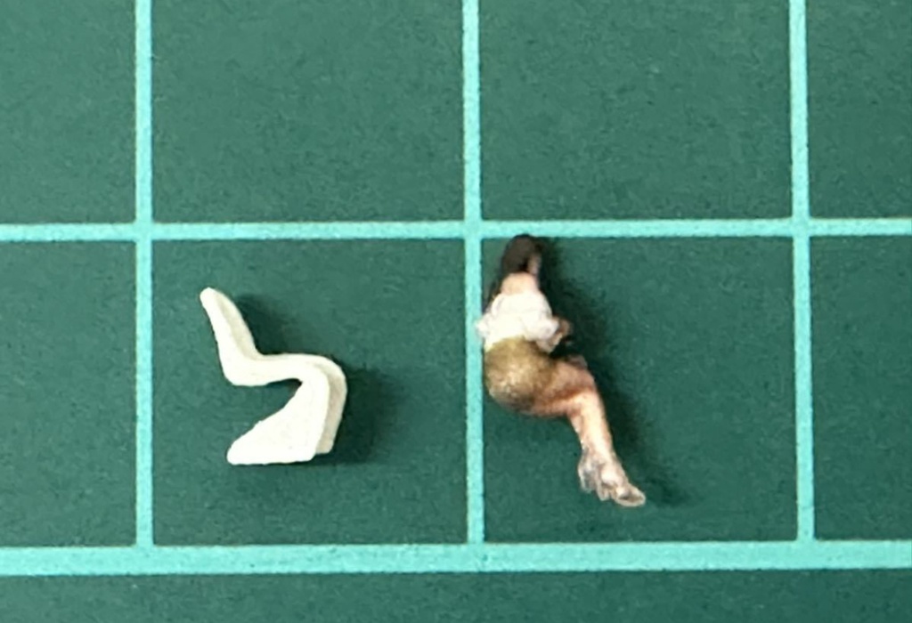 Nゲージ 1/150 フィギュア+椅子 リアルフィギュア ヌミック 鉄道模型 完成品 塗装済完成品 ジオラマに レイアウトに 3Dフィギュア