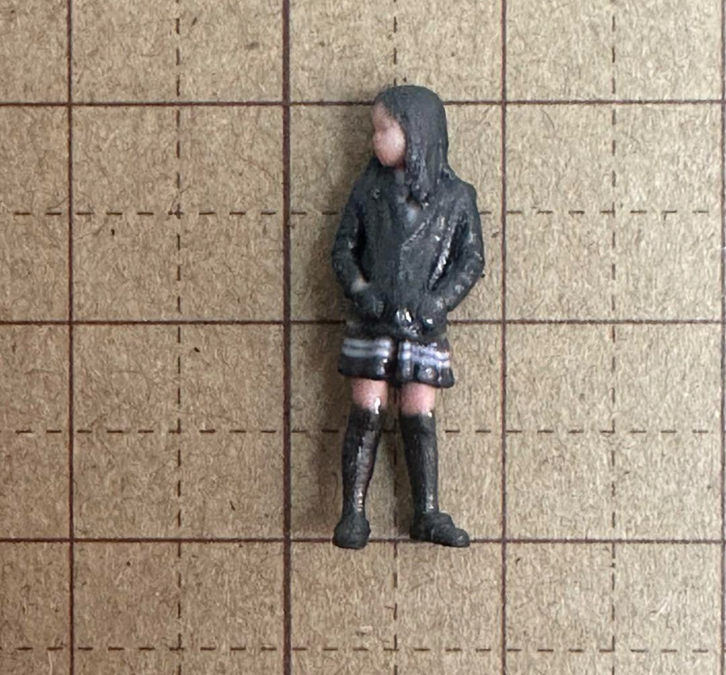 1/64 小学生3体 フィギュア リアルフィギュア 完成品 ミニチュアイメージ 塗装済完成品 3Dフィギュア ミニカーに ジオラマに 3D人物 人物3D ミニチュア