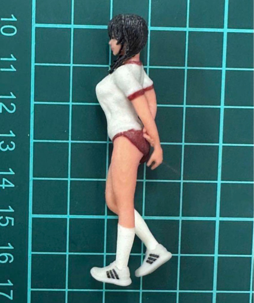 1/24 JK おさげ フィギュア リアルフィギュア 3Dフィギュア 完成品 塗装済完成品 ミニカーに ジオラマに ミニチュア ミニチュアイメージ フルカラー3Dプリンター3D人物 人物3D