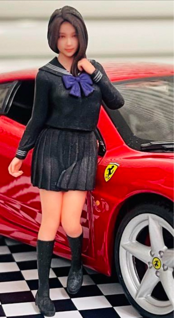 1/24 JK2 フィギュア リアルフィギュア 3Dフィギュア 完成品 塗装済完成品 ミニチュアイメージ ミニカーに ジオラマに ドールハウスに フルカラー3Dプリンター 3D人物 人物3D