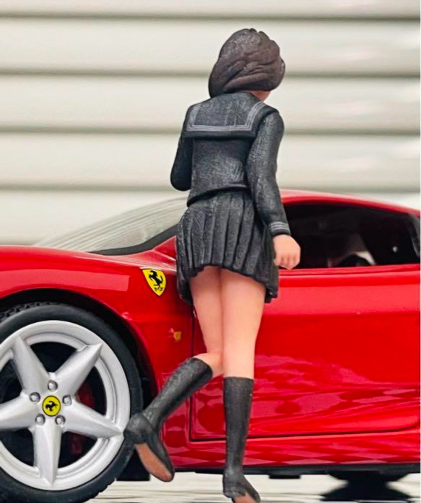 1/24 JK2 フィギュア リアルフィギュア 3Dフィギュア 完成品 塗装済完成品 ミニチュアイメージ ミニカーに ジオラマに ドールハウスに フルカラー3Dプリンター 3D人物 人物3D