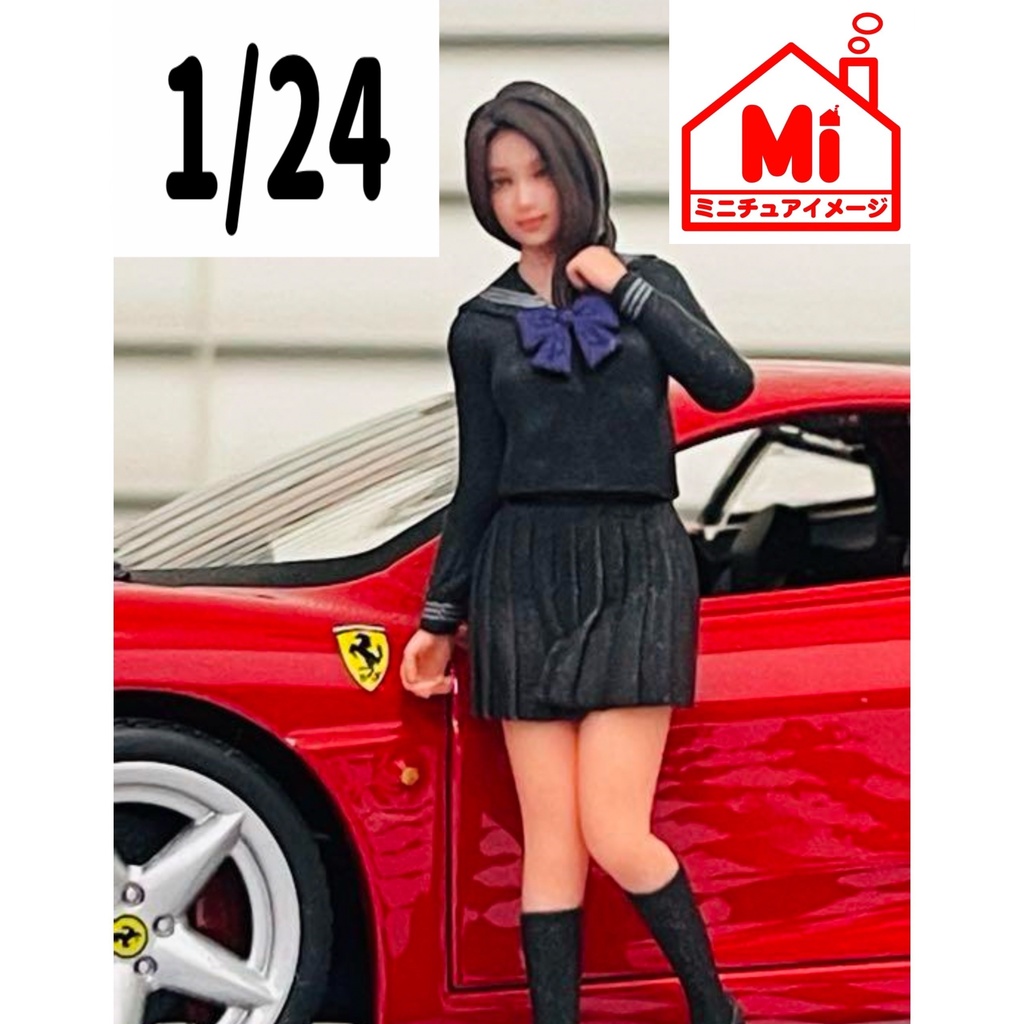 限定販売】 jkpjkps☆1/24☆フィギュア2体☆ミニカーに☆1/64より大 