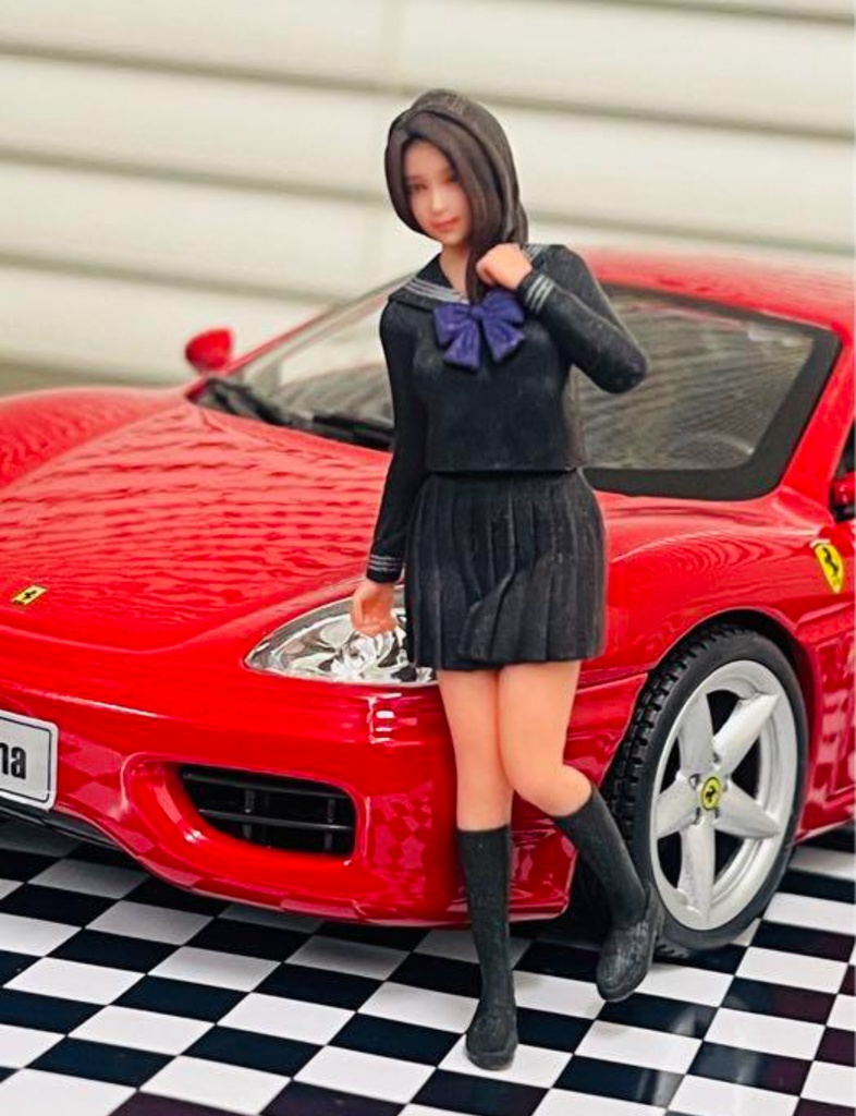 1/24 JK2 フィギュア リアルフィギュア 3Dフィギュア 完成品 塗装済完成品 ミニチュアイメージ ミニカーに ジオラマに ドールハウスに フルカラー3Dプリンター 3D人物 人物3D