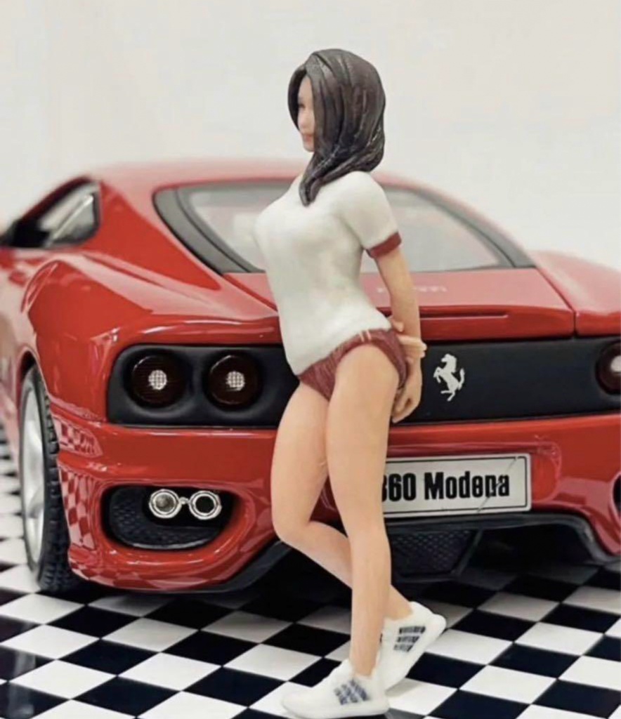 1/24 JK6  女子高生 フィギュア リアルフィギュア 完成品 塗装済完成品 ミニカーに ジオラマに ミニチュアイメージ