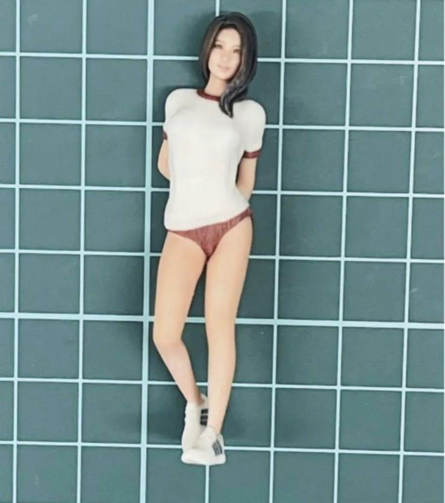 1/24 JK6  女子高生 フィギュア リアルフィギュア 完成品 塗装済完成品 ミニカーに ジオラマに ミニチュアイメージ