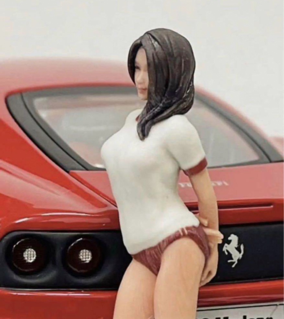1/24 JK6  女子高生 フィギュア リアルフィギュア 完成品 塗装済完成品 ミニカーに ジオラマに ミニチュアイメージ
