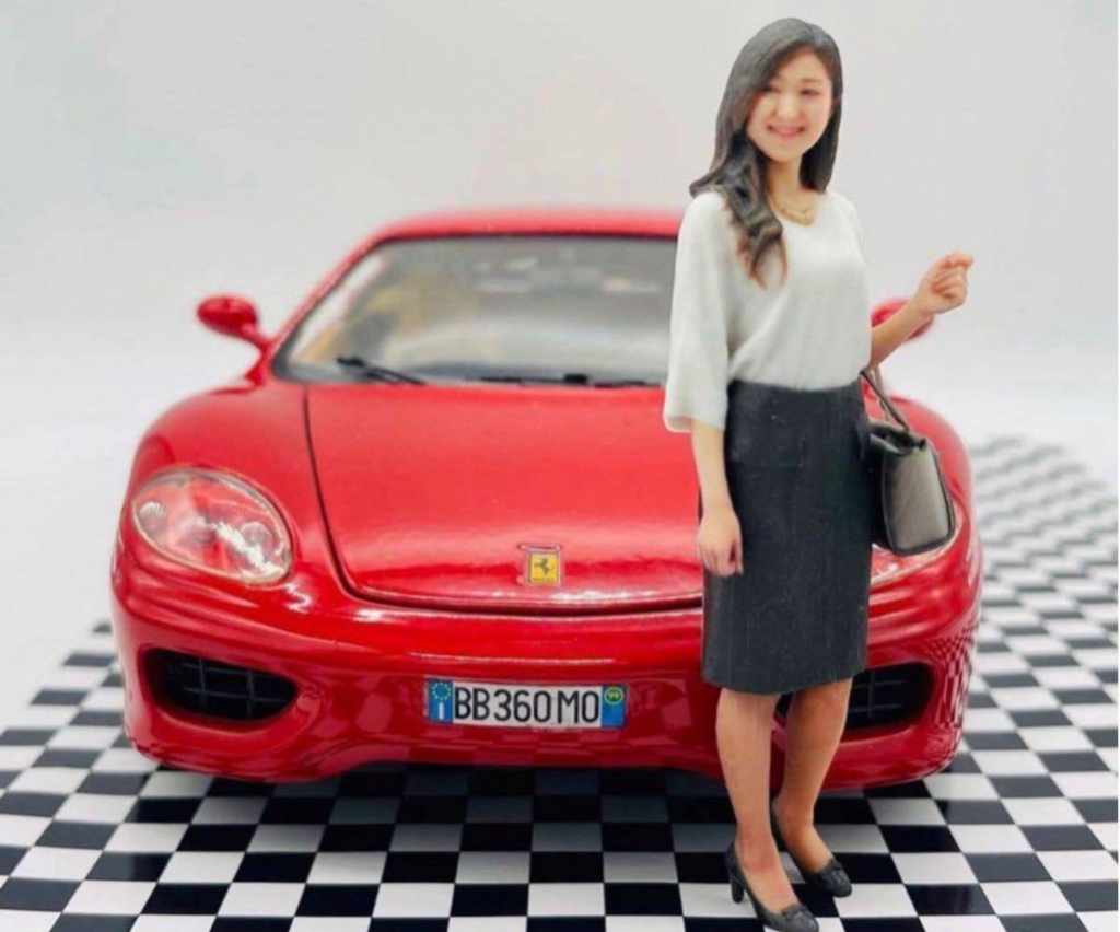 1/18 51-2 フィギュア リアルフィギュア 完成品 ミニチュアイメージ ジオラマに 塗装済完成品 ミニカーに ミニチュア フルカラー3Dプリンター 3Dフィギュア 3D人物 人物3D