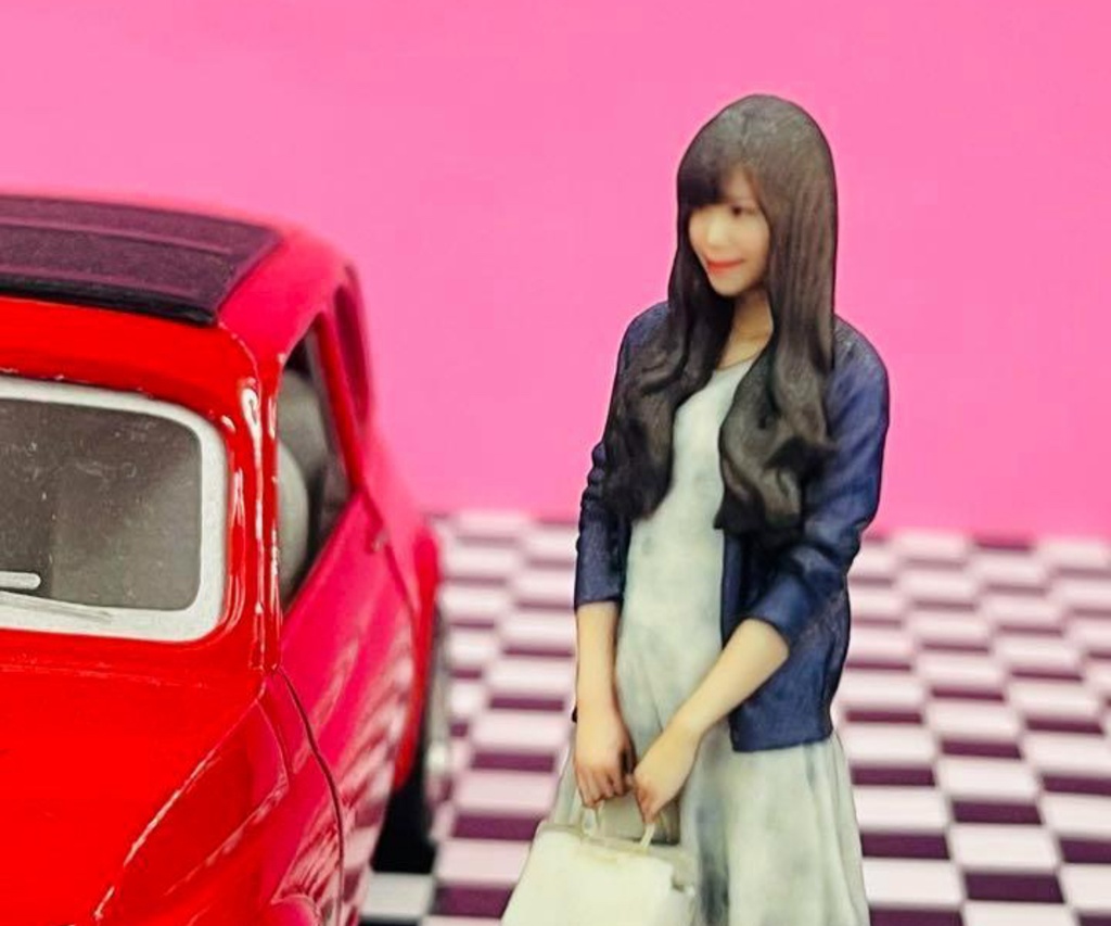 1/24 71-1 フィギュア リアルフィギュア 完成品 塗装済完成品 ミニチュアイメージ 3Dフィギュア ミニカーに ジオラマに 3D人物 人物3D