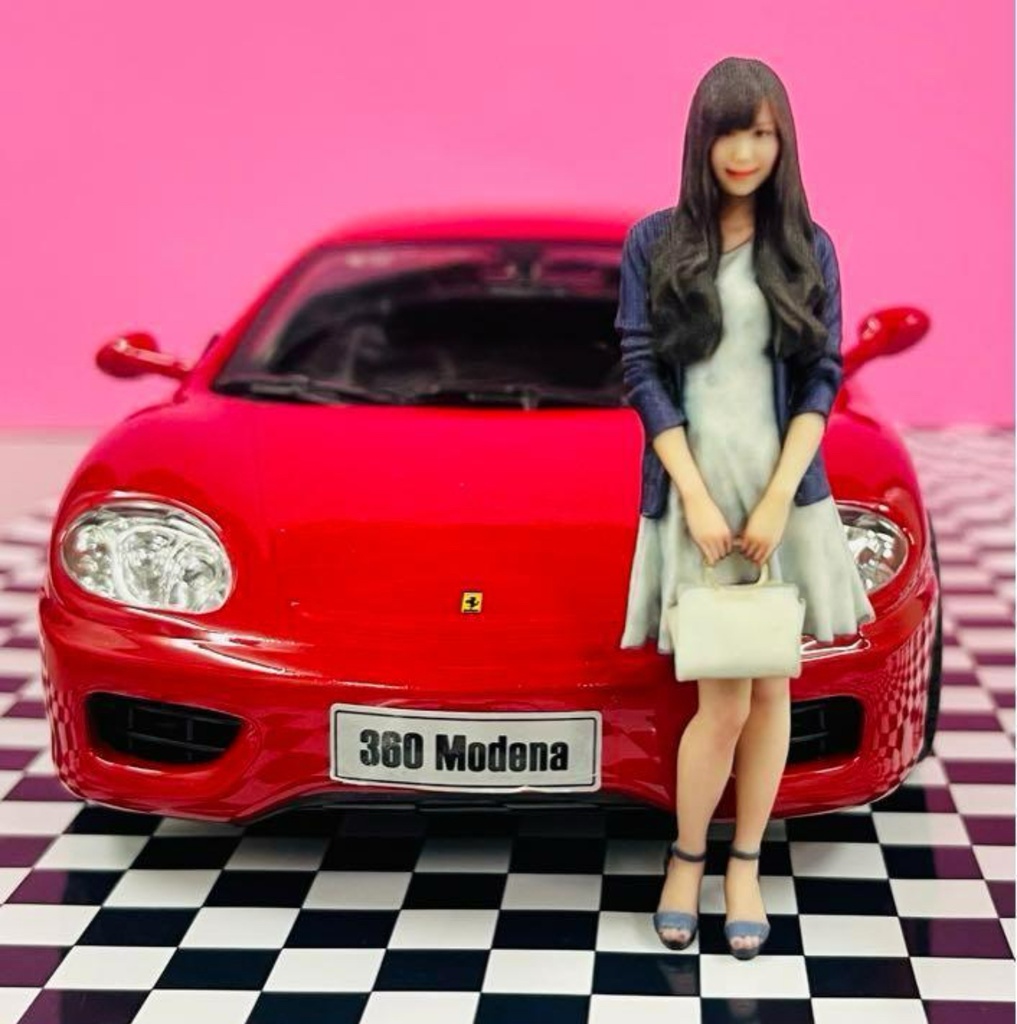 1/24 71-1 フィギュア リアルフィギュア 完成品 塗装済完成品 ミニチュアイメージ 3Dフィギュア ミニカーに ジオラマに 3D人物 人物3D