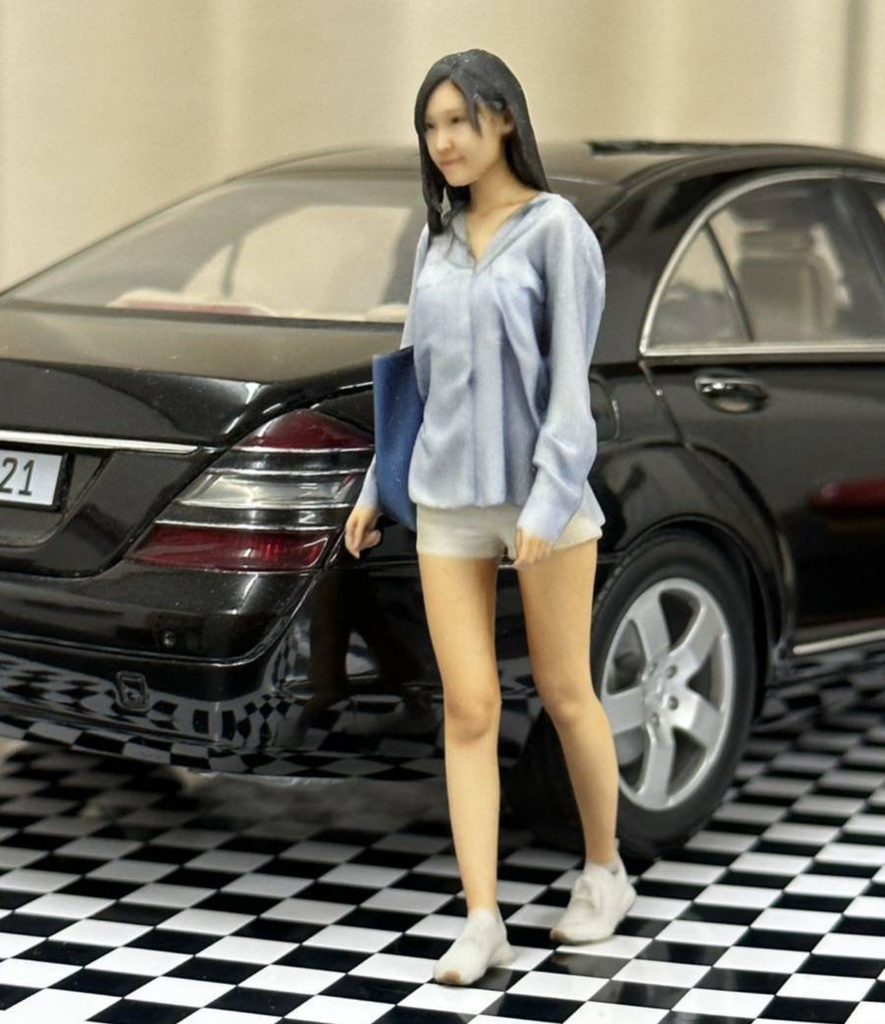 1/18 walking Jess フィギュア リアルフィギュア 完成品 塗装済完成品 ミニチュアイメージ 3Dフィギュア ミニカーに ジオラマに 3D人物 人物3D ミニチュア