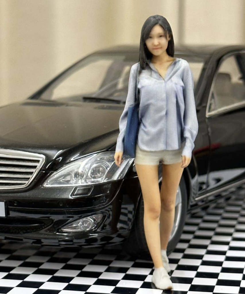 1/18 walking Jess フィギュア リアルフィギュア 完成品 塗装済完成品 ミニチュアイメージ 3Dフィギュア ミニカーに ジオラマに 3D人物 人物3D ミニチュア