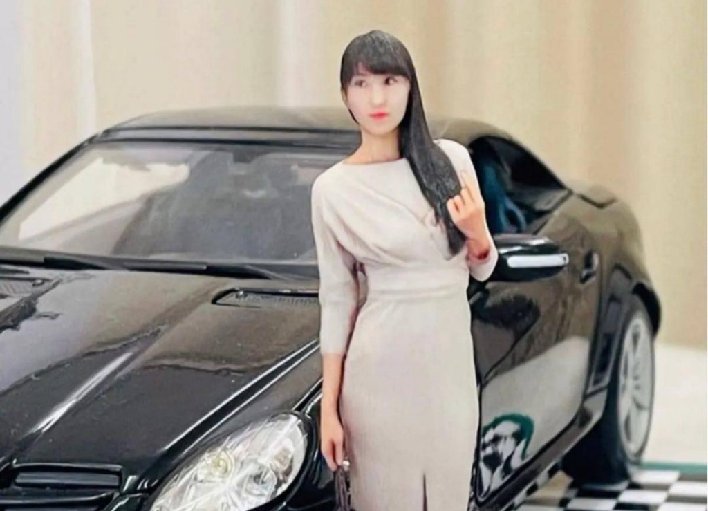 1/18 3-1 フィギュア リアルフィギュア 完成品 塗装済完成品 3Dフィギュア ミニカーに ジオラマに 3D人物 人物3D ミニチュアイメージ ミニチュア