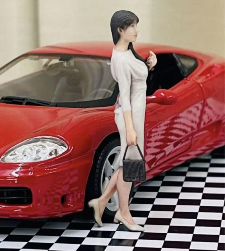 1/24 3-1 フィギュア リアルフィギュア 完成品 塗装済完成品 ミニチュアイメージ 3Dフィギュア 3D人物 人物3D フルカラー3Dプリンター ミニカーに ジオラマに