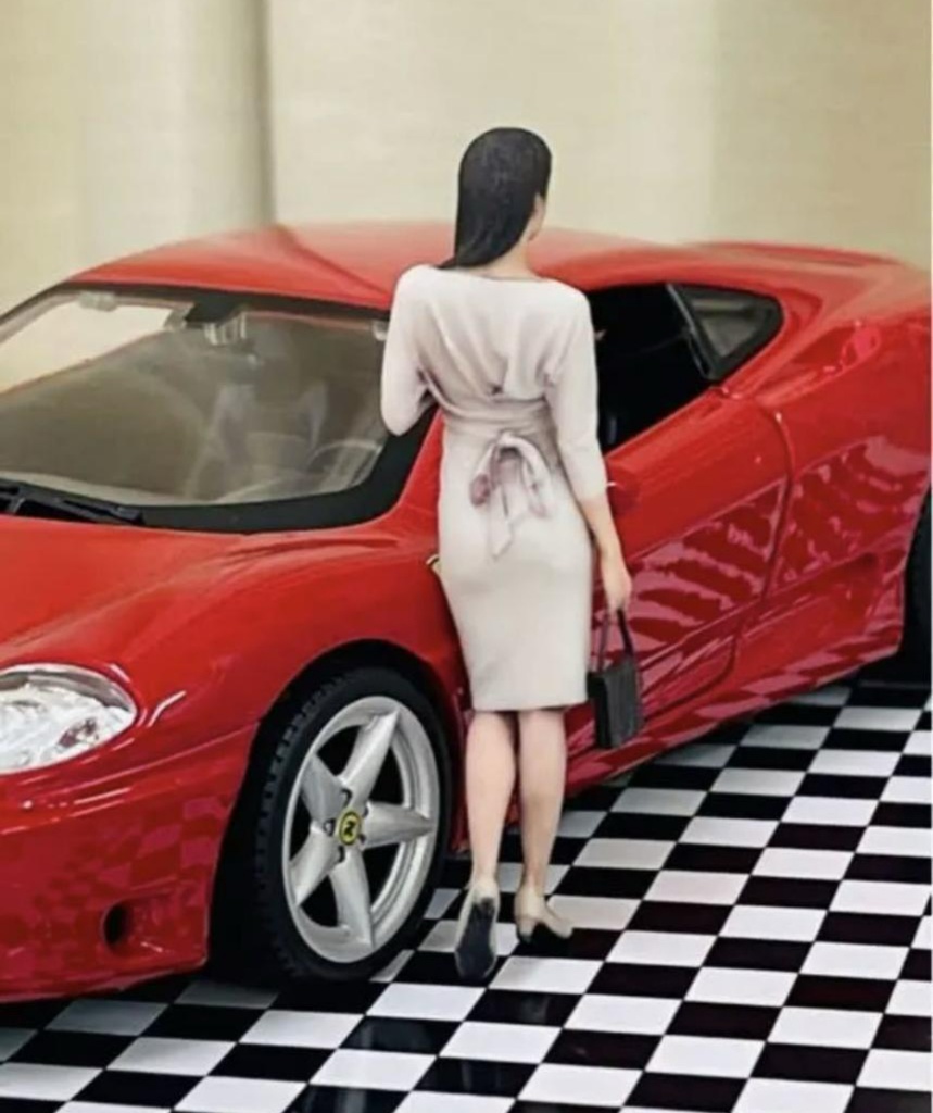 1/24 3-1 フィギュア リアルフィギュア 完成品 塗装済完成品 ミニチュアイメージ 3Dフィギュア 3D人物 人物3D フルカラー3Dプリンター ミニカーに ジオラマに