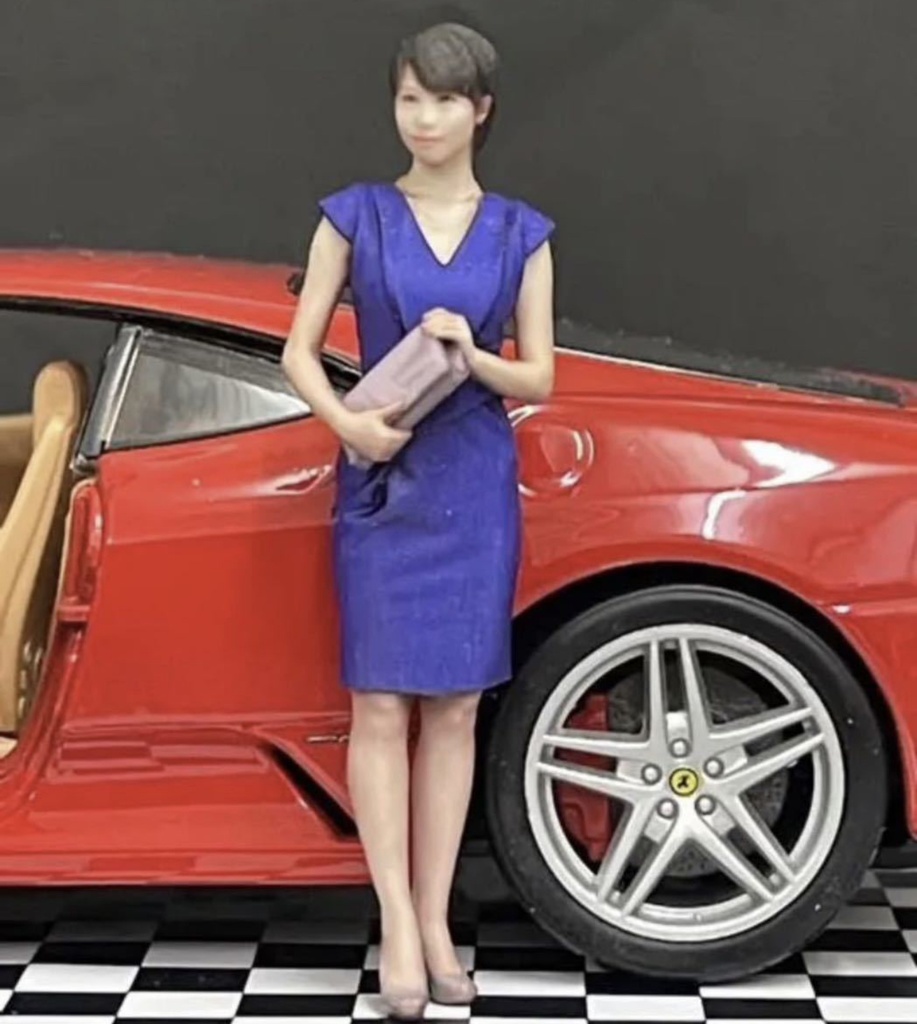 1/24 23-2 フィギュア リアルフィギュア 3Dフィギュア 完成品 塗装済完成品 ミニチュアイメージ フルカラー3Dプリンター 3D人物 人物3D ミニカーに ジオラマに