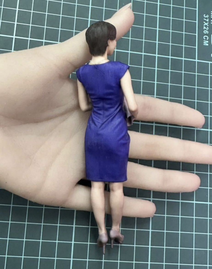 1/12 23-1 フィギュア リアルフィギュア 3Dフィギュア 完成品 塗装済完成品 ミニカーに ジオラマに ドールハウスに 3D人物 人物3D