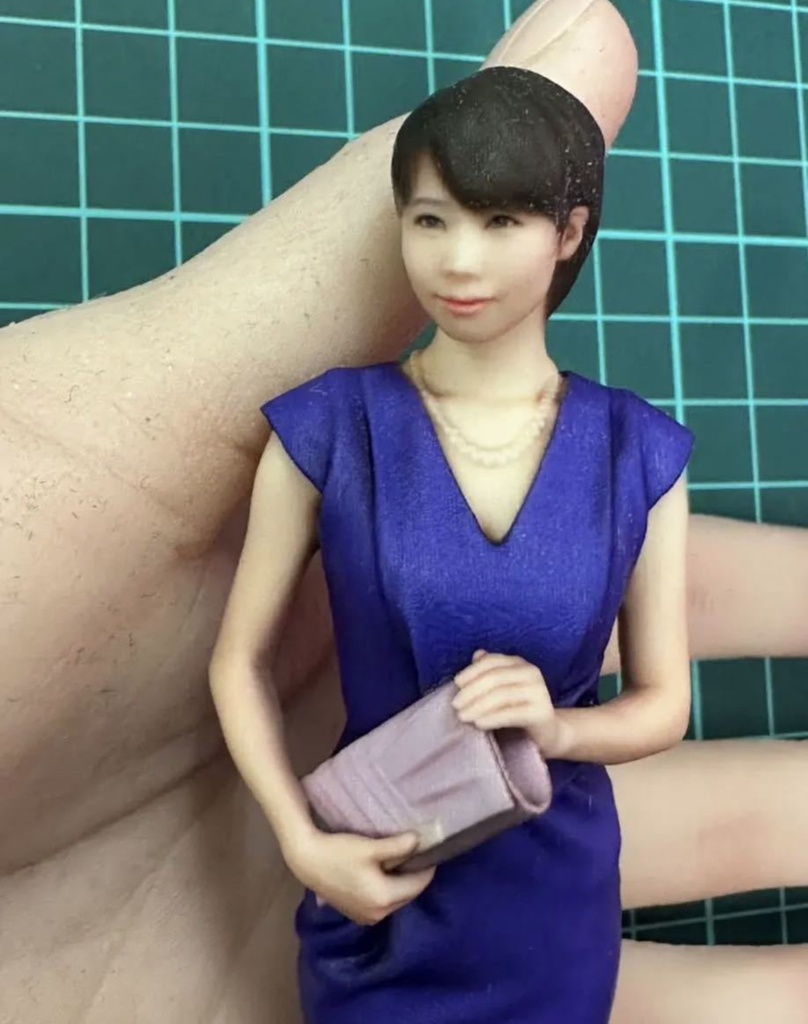 1/12 23-1 フィギュア リアルフィギュア 3Dフィギュア 完成品 塗装済完成品 ミニカーに ジオラマに ドールハウスに 3D人物 人物3D