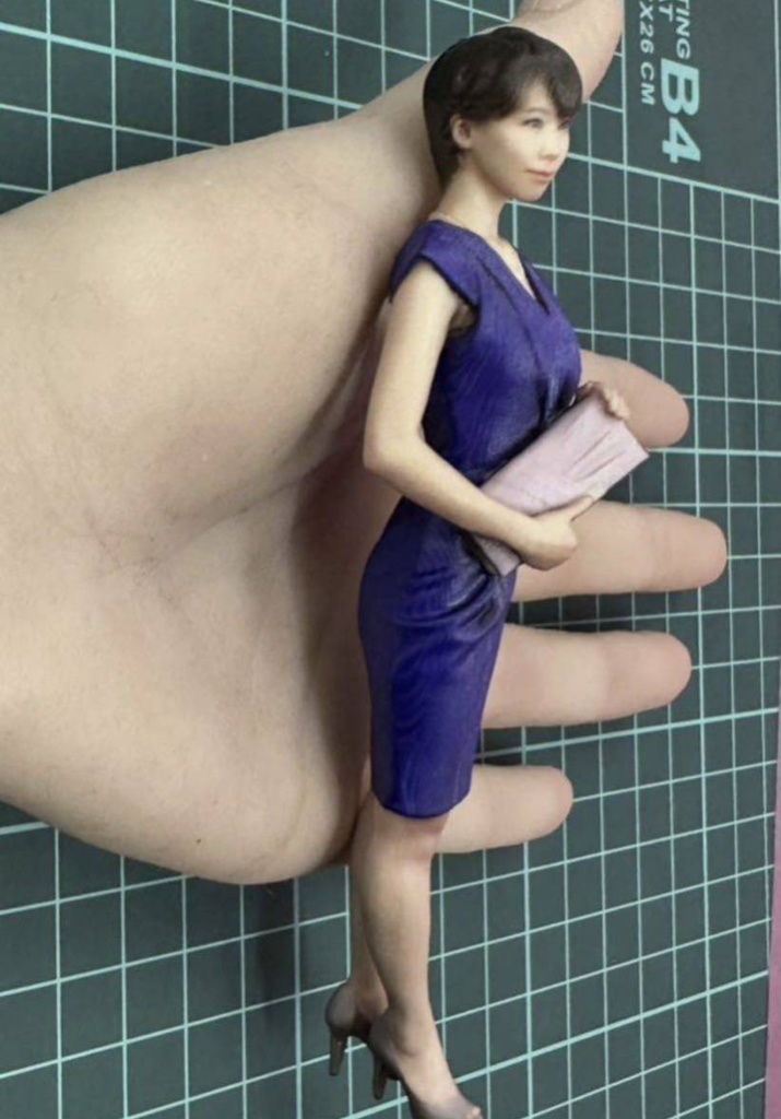 1/12 23-1 フィギュア リアルフィギュア 3Dフィギュア 完成品 塗装済完成品 ミニカーに ジオラマに ドールハウスに 3D人物 人物3D