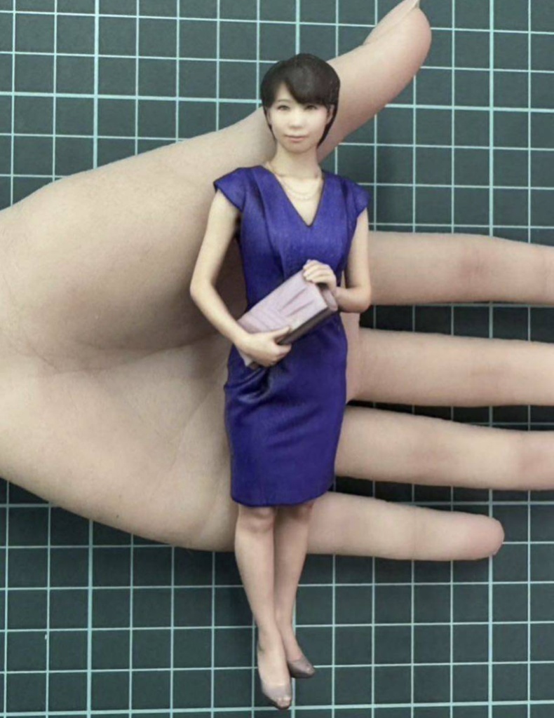 1/12 23-1 フィギュア リアルフィギュア 3Dフィギュア 完成品 塗装済完成品 ミニカーに ジオラマに ドールハウスに 3D人物 人物3D