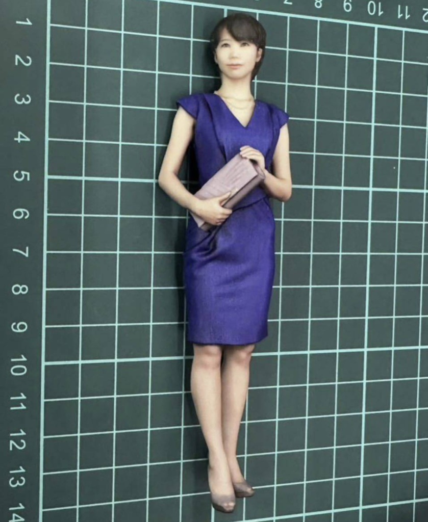 1/12 23-1 フィギュア リアルフィギュア 3Dフィギュア 完成品 塗装済完成品 ミニカーに ジオラマに ドールハウスに 3D人物 人物3D