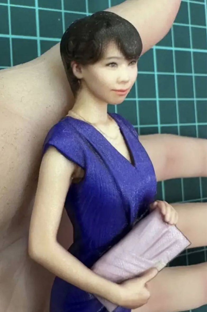 1/12 23-1 フィギュア リアルフィギュア 3Dフィギュア 完成品 塗装済完成品 ミニカーに ジオラマに ドールハウスに 3D人物 人物3D