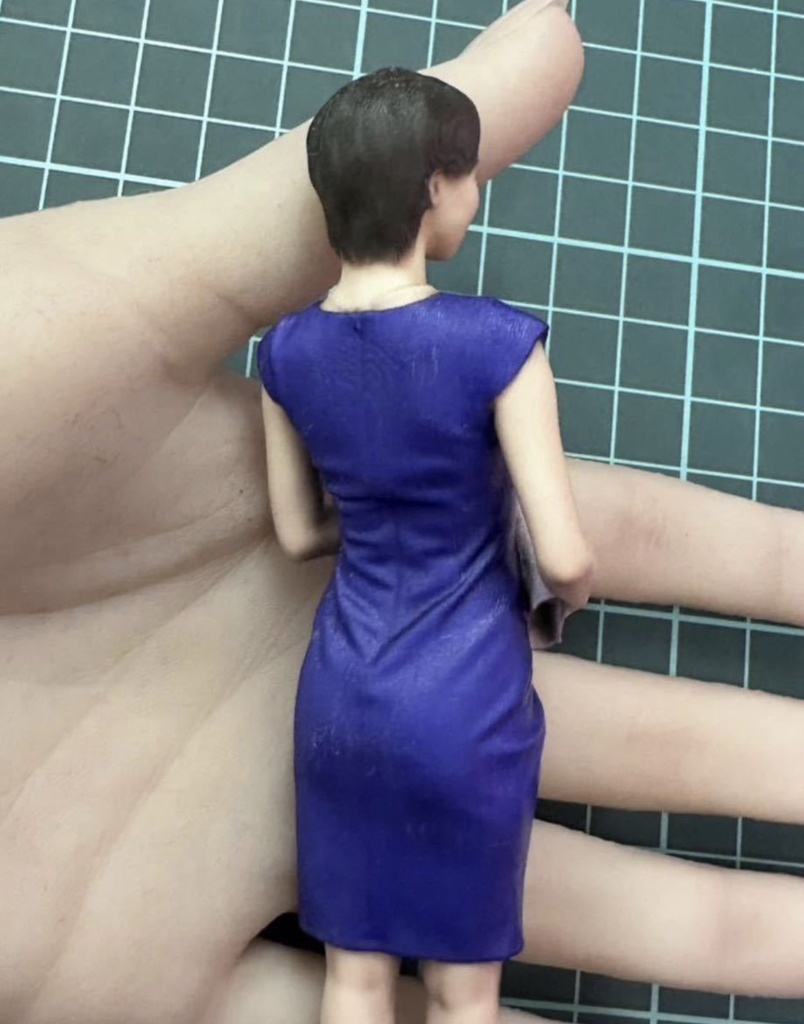 1/12 23-1 フィギュア リアルフィギュア 3Dフィギュア 完成品 塗装済完成品 ミニカーに ジオラマに ドールハウスに 3D人物 人物3D