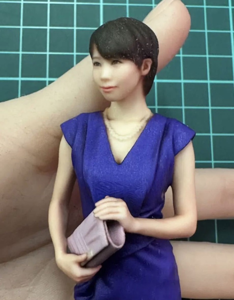 1/12 23-1 フィギュア リアルフィギュア 3Dフィギュア 完成品 塗装済完成品 ミニカーに ジオラマに ドールハウスに 3D人物 人物3D