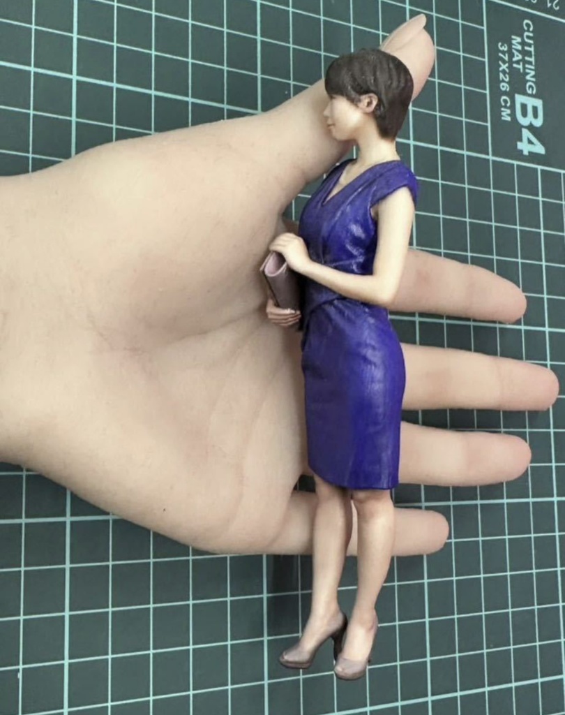 1/12 23-1 フィギュア リアルフィギュア 3Dフィギュア 完成品 塗装済完成品 ミニカーに ジオラマに ドールハウスに 3D人物 人物3D