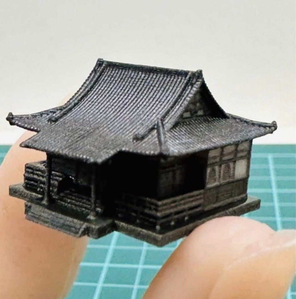 1/600 神社 建物 ミニチュア ストラクチャー 完成品 ジオラマに 建築模型 住宅模型 ミニチュアイメージ 3Dフィギュア フルカラー3Dプリンター