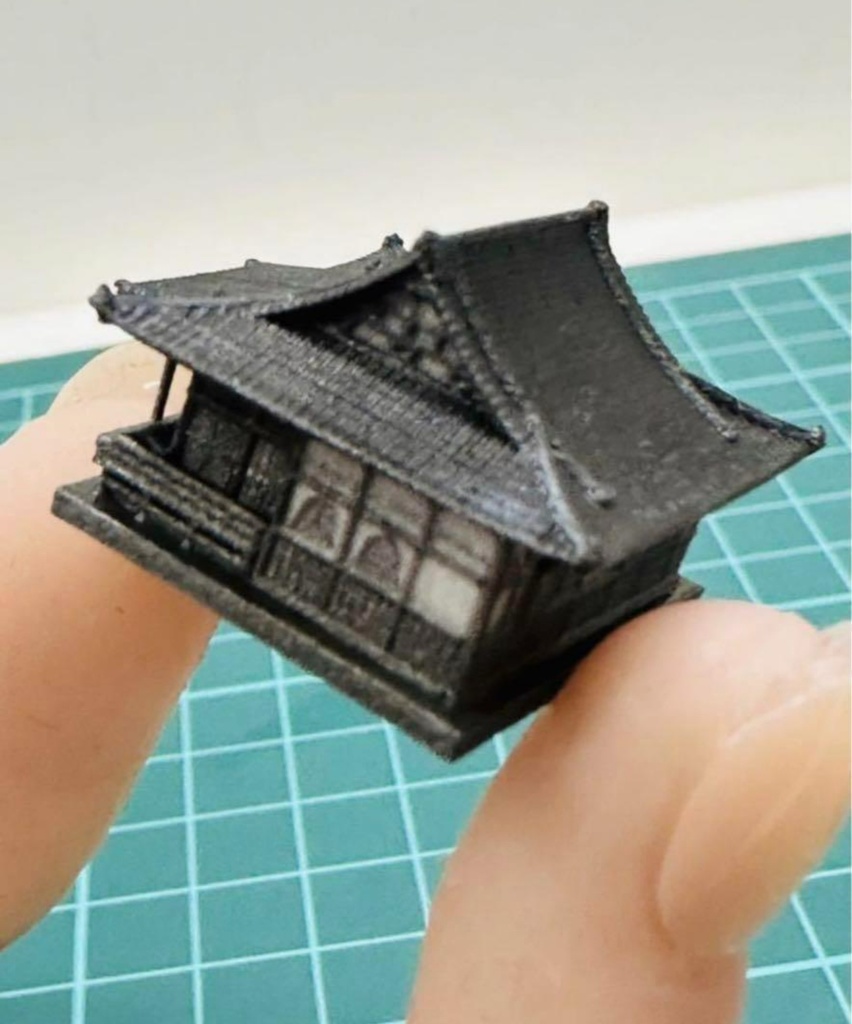 1/600 神社 建物 ミニチュア ストラクチャー 完成品 ジオラマに 建築模型 住宅模型 ミニチュアイメージ 3Dフィギュア フルカラー3Dプリンター