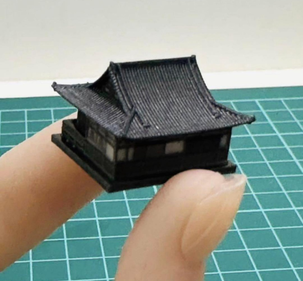 1/600 神社 建物 ミニチュア ストラクチャー 完成品 ジオラマに 建築模型 住宅模型 ミニチュアイメージ 3Dフィギュア フルカラー3Dプリンター