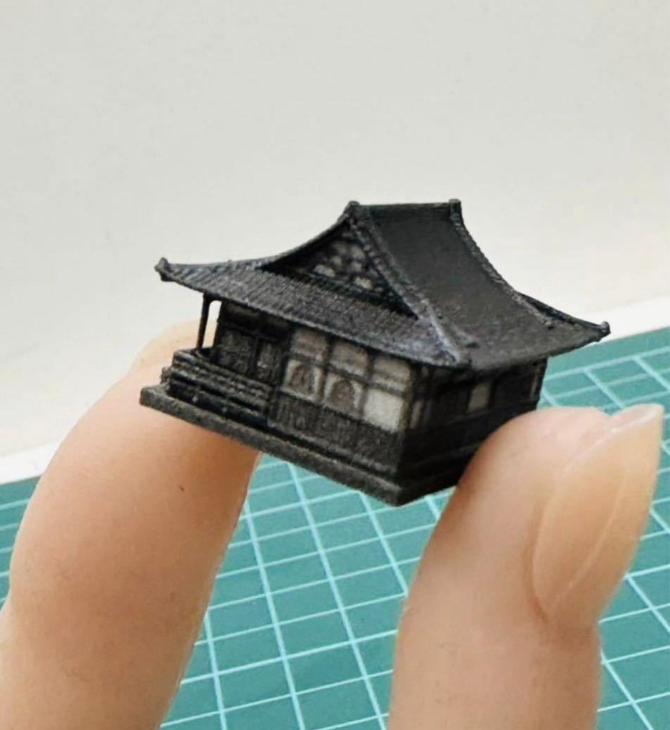 1/600 神社 建物 ミニチュア ストラクチャー 完成品 ジオラマに 建築模型 住宅模型 ミニチュアイメージ 3Dフィギュア フルカラー3Dプリンター