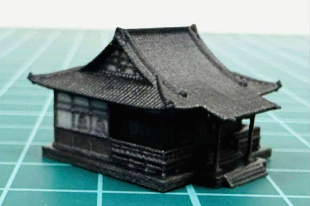 1/600 神社 建物 ミニチュア ストラクチャー 完成品 ジオラマに 建築模型 住宅模型 ミニチュアイメージ 3Dフィギュア フルカラー3Dプリンター