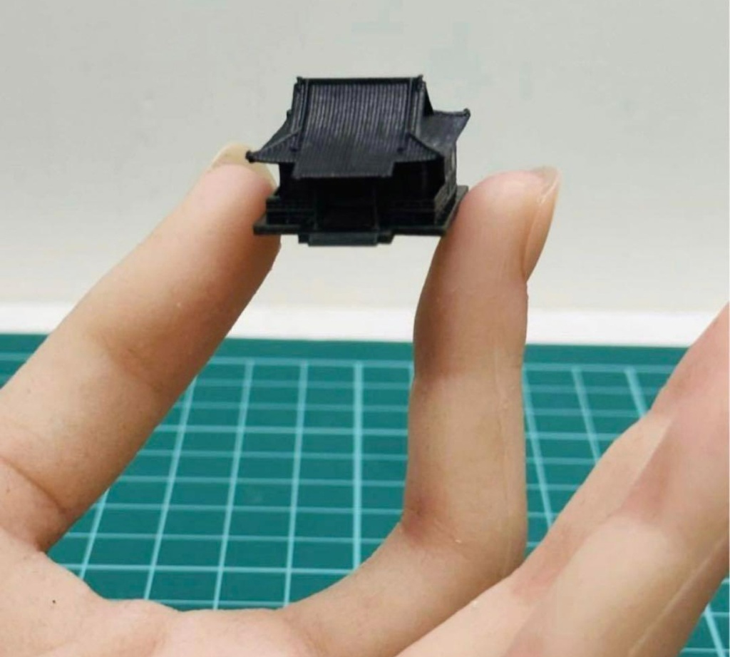 1/600 神社 建物 ミニチュア ストラクチャー 完成品 ジオラマに 建築模型 住宅模型 ミニチュアイメージ 3Dフィギュア フルカラー3Dプリンター