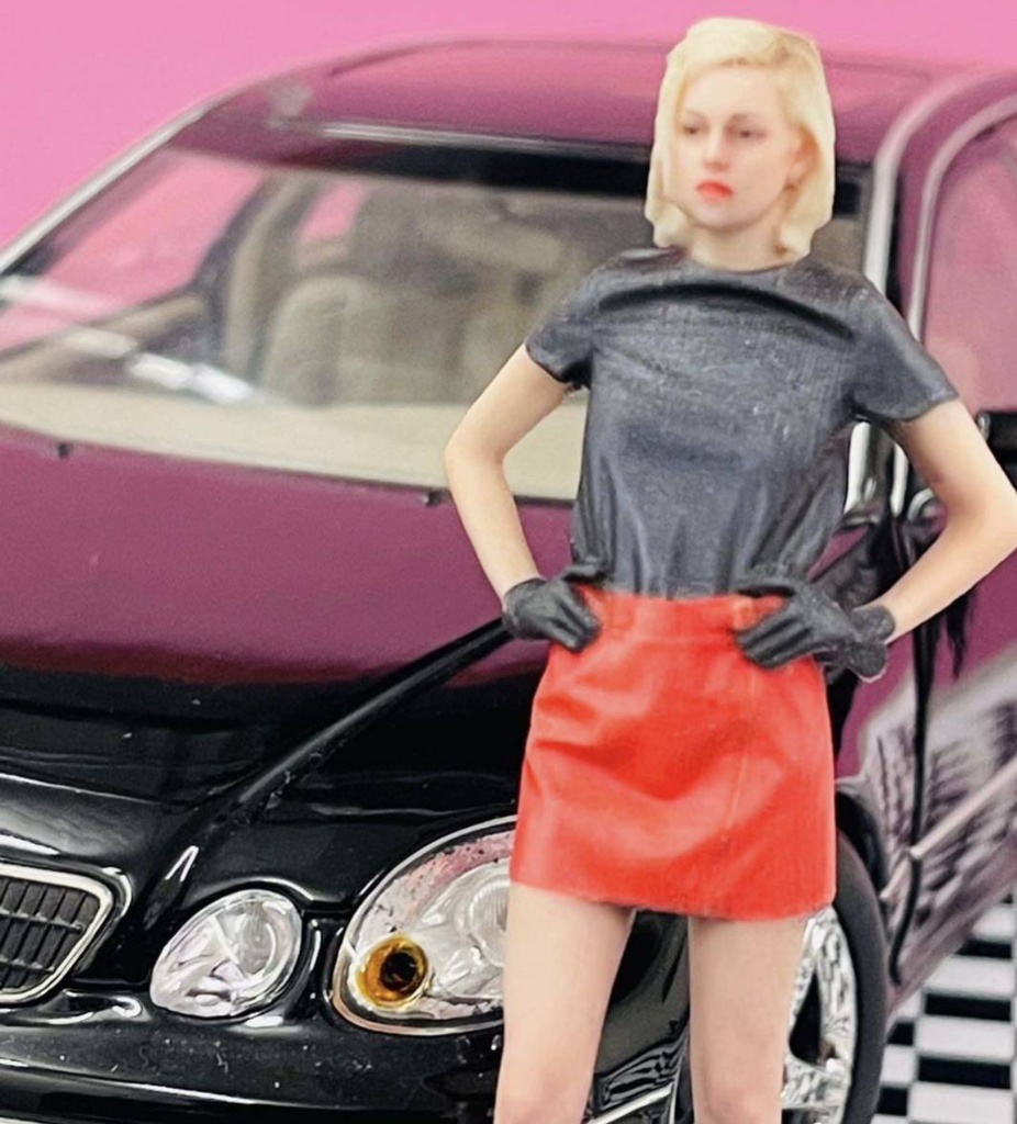 1/18 R8 フィギュア リアルフィギュア 完成品 塗装済完成品 3Dフィギュア フルカラー3Dプリンター 3D人物 人物3D ミニチュアイメージ ミニカーに ジオラマに