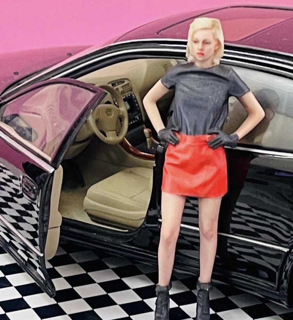 1/18 R8 フィギュア リアルフィギュア 完成品 塗装済完成品 3Dフィギュア フルカラー3Dプリンター 3D人物 人物3D ミニチュアイメージ ミニカーに ジオラマに