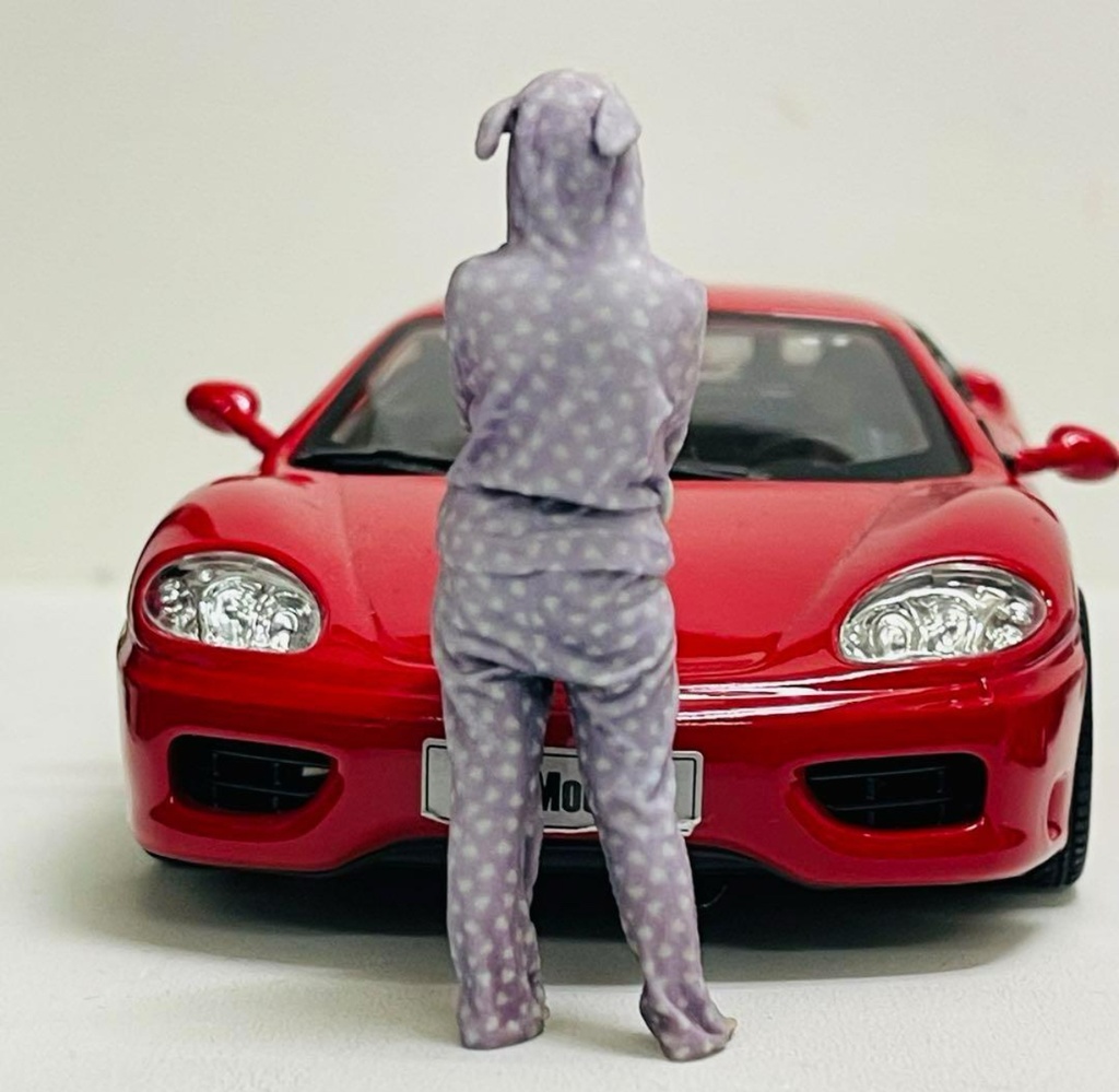 1/24 ルームウエア少女 フィギュア リアルフィギュア 完成品 塗装済完成品 ミニチュアイメージ 3Dフィギュア ミニカーに ジオラマに 3D人物 人物3D