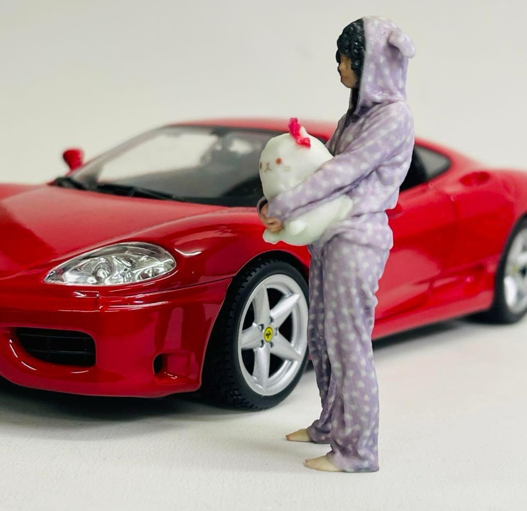 1/24 ルームウエア少女 フィギュア リアルフィギュア 完成品 塗装済完成品 ミニチュアイメージ 3Dフィギュア ミニカーに ジオラマに 3D人物 人物3D