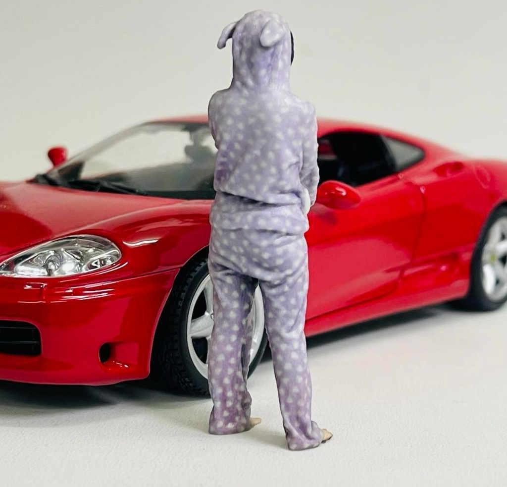 1/24 ルームウエア少女 フィギュア リアルフィギュア 完成品 塗装済完成品 ミニチュアイメージ 3Dフィギュア ミニカーに ジオラマに 3D人物 人物3D