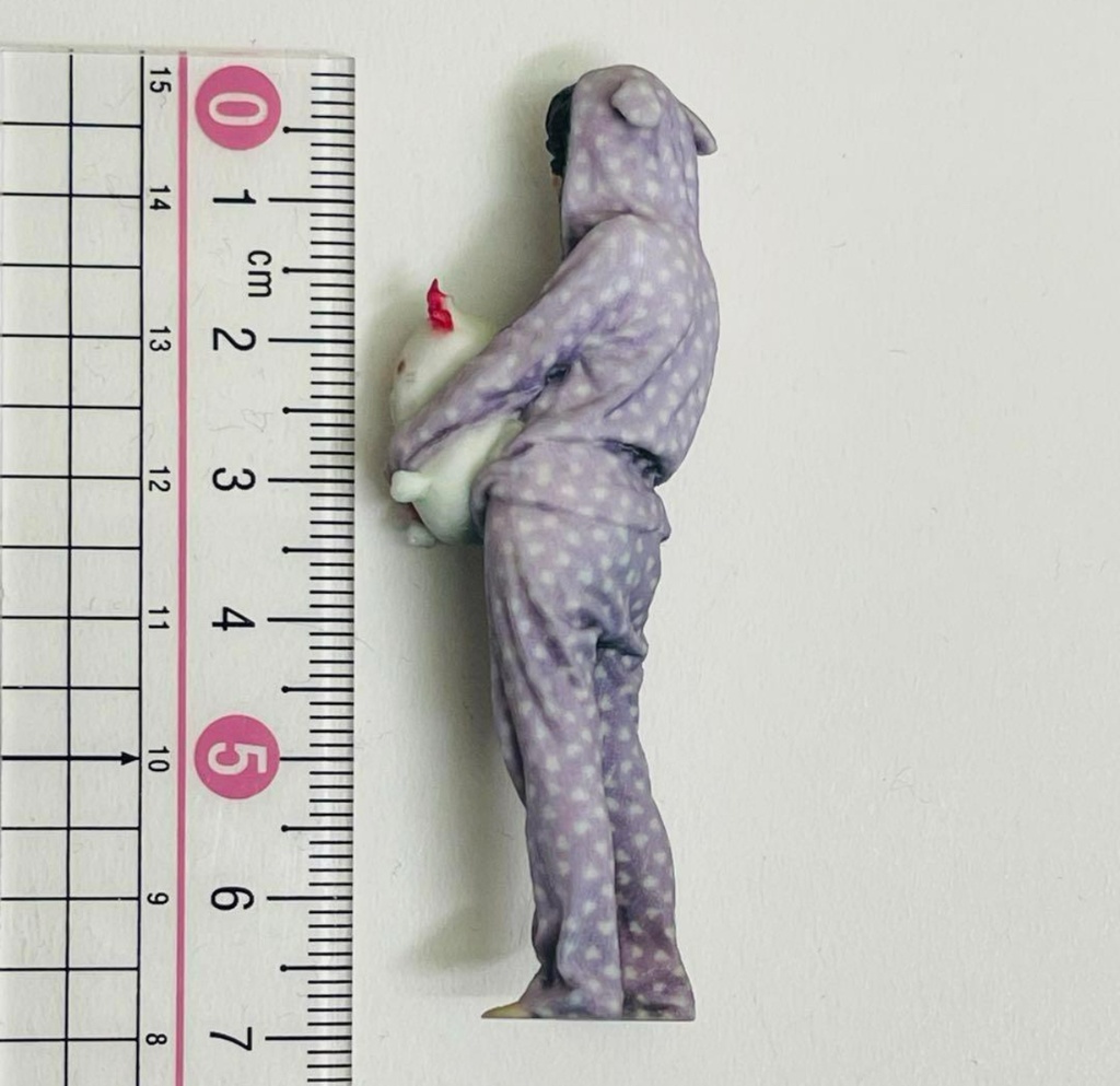 1/24 ルームウエア少女 フィギュア リアルフィギュア 完成品 塗装済完成品 ミニチュアイメージ 3Dフィギュア ミニカーに ジオラマに 3D人物 人物3D