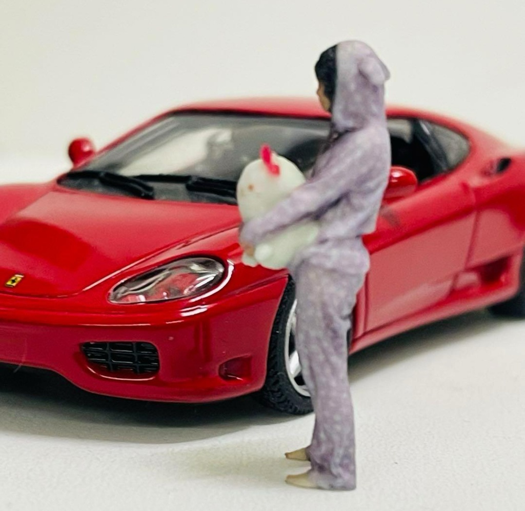 1/43 ルームウエア少女 リアルフィギュア フィギュア 完成品 塗装済完成品 ミニカーに ジオラマに ミニチュアイメージ 3Dフィギュア フルカラー3Dプリンター 3D人物 人物3D