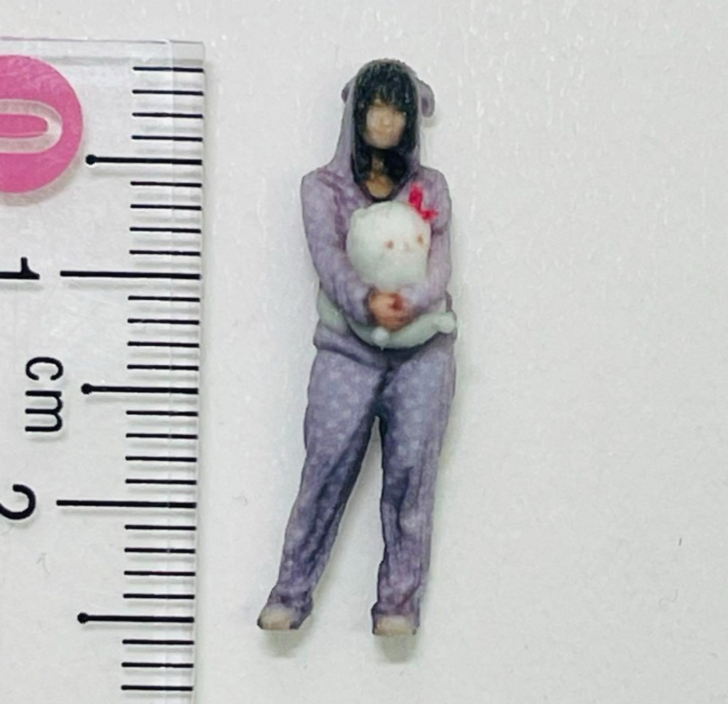 1/64 ルームウエア少女 リアルフィギュア フィギュア 完成品 塗装済完成品 3Dフィギュア フルカラー3Dプリンター 3D人物 人物3D