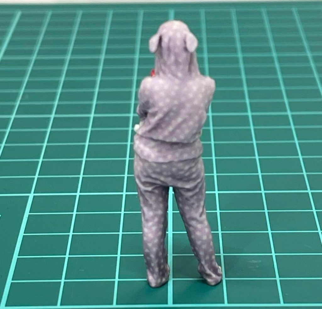 1/32 ルームウエア少女 リアルフィギュア フィギュア 完成品 3Dフィギュア 塗装済完成品 ミニカーに ジオラマに フルカラー3Dプリンター